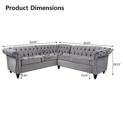 QHITTY L-Shaped Sofa