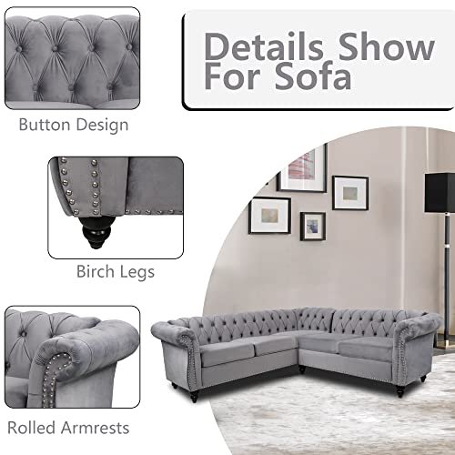 QHITTY L-Shaped Sofa